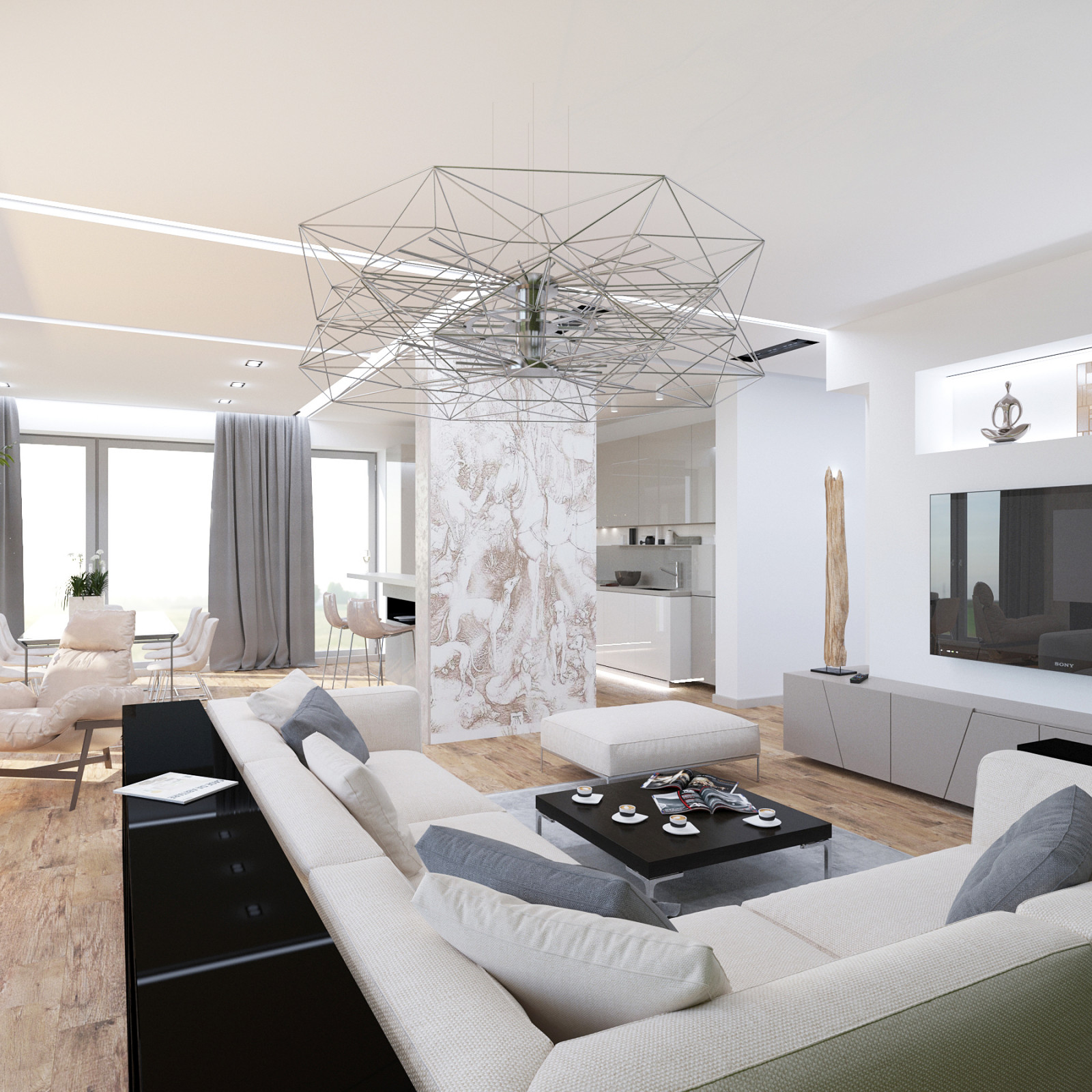 das Wohnzimmer