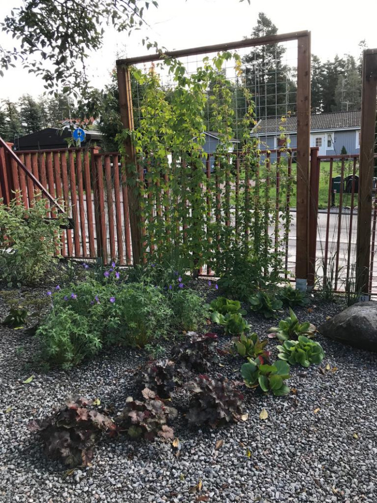 гравийный сад "История на склоне"