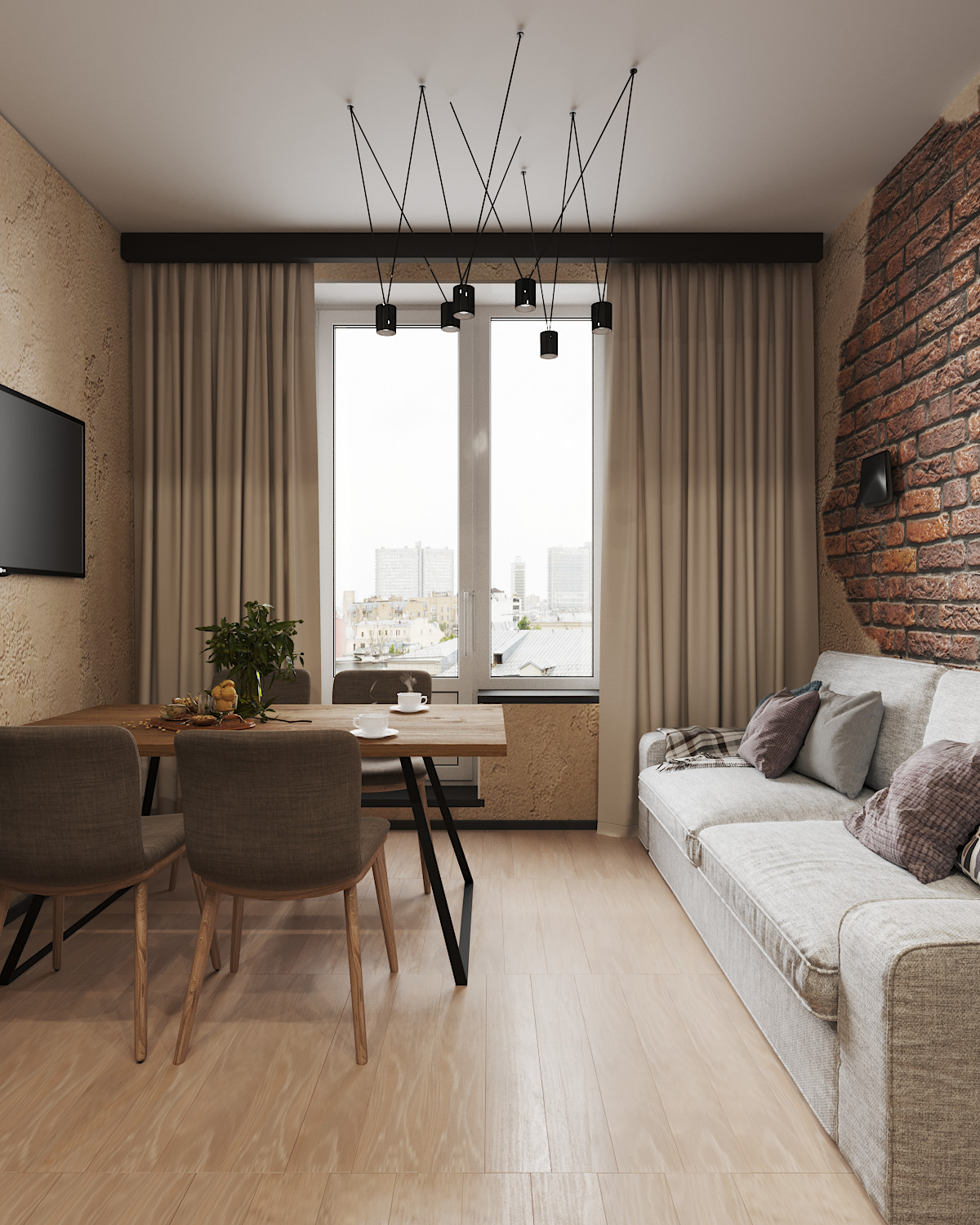 Немного лофта в городской квартире