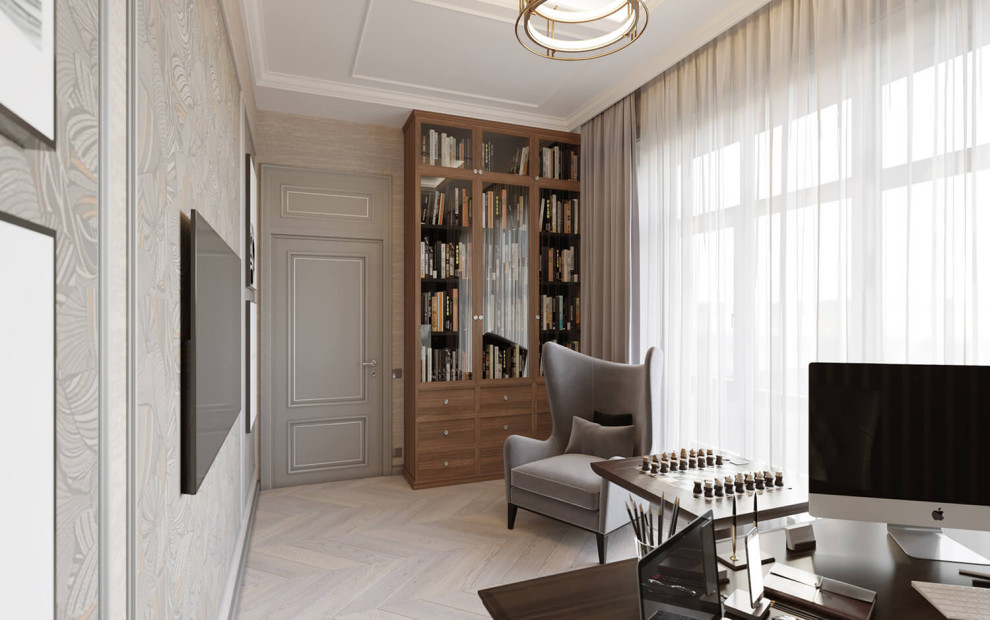 Дизайн интерьера жилого дома. Современная классика.