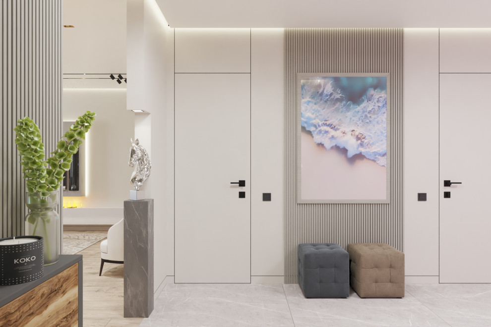 Обложка проекта: Прихожая в квартире 140 кв.м. в новостройке