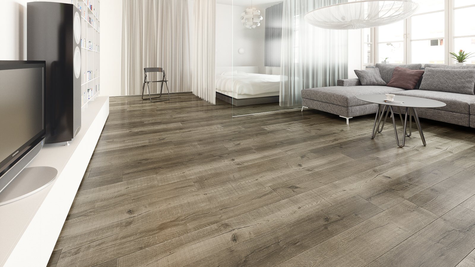 Кварцевый ламинат Fargo в интерьере