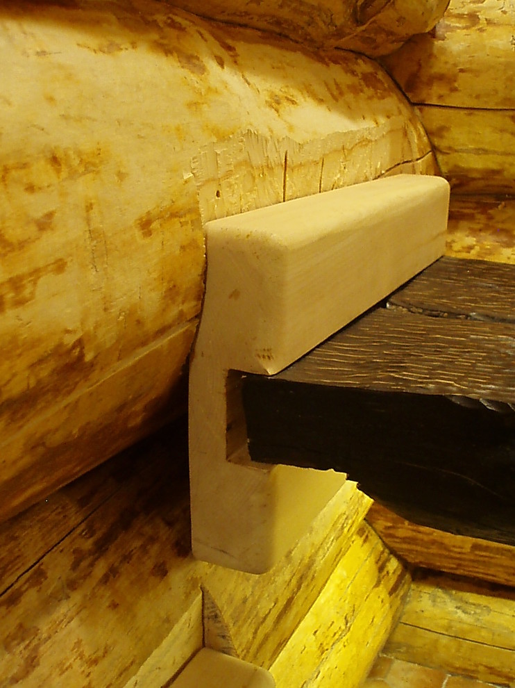 Домик в деревне, туканы для крепления полок к стене