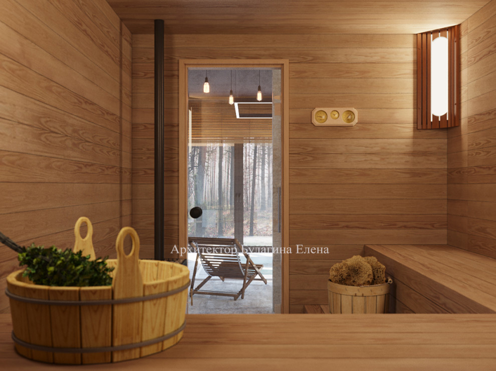 Обложка проекта: Интерьер загородного дома со спа зоной