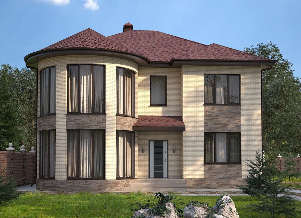 Двухэтажный жилой дом