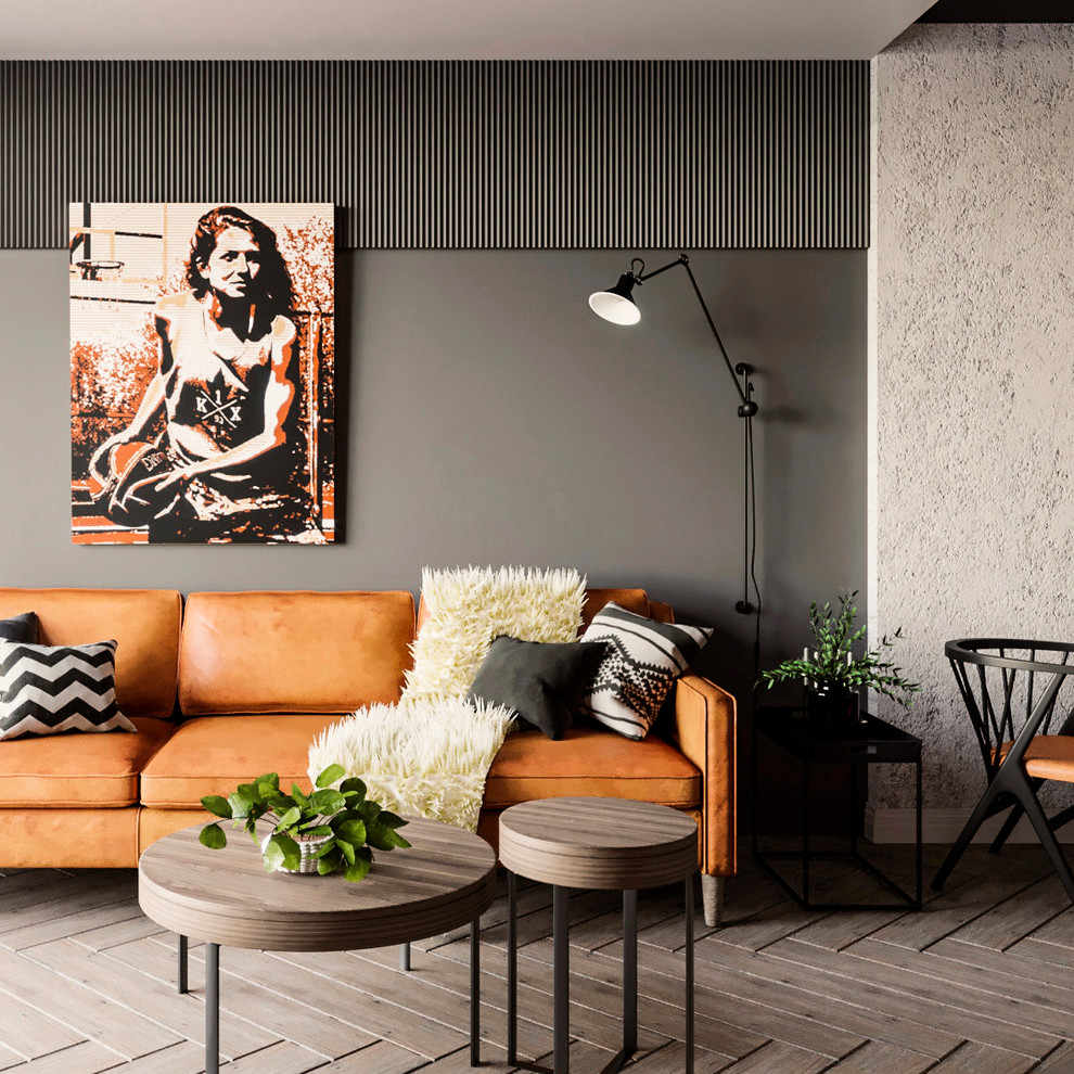 Кухня-гостиная в стиле лофт