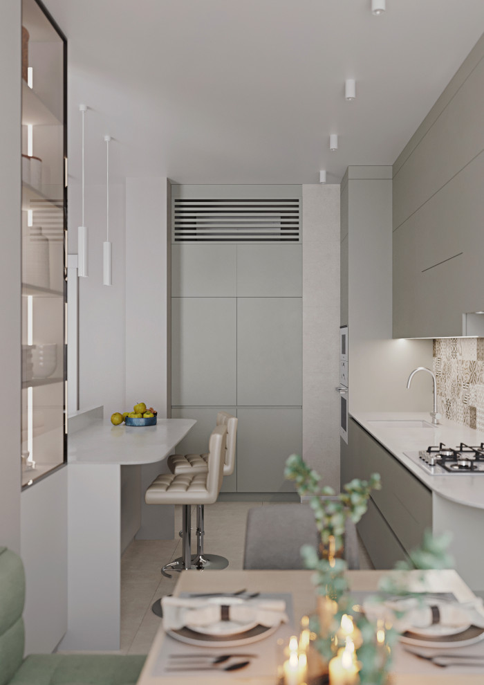 Innenarchitektur einer kleinen Wohnung