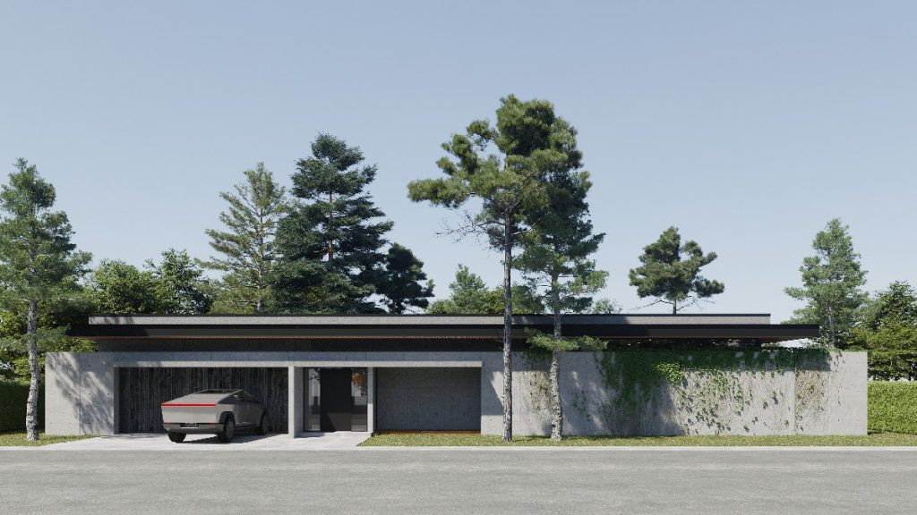 Частный дом в стиле Хай-Тек