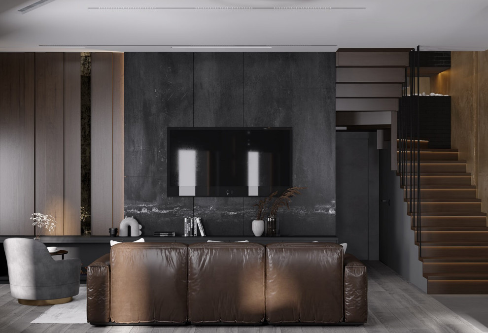 дизайн двухуровневой квартиры в Саратове