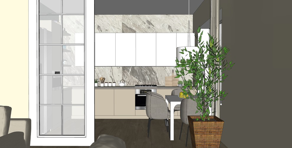 Современный дом с камином в Кольцово