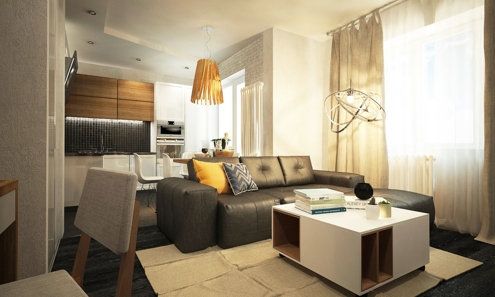 Дизайн однокомнатной квартиры.