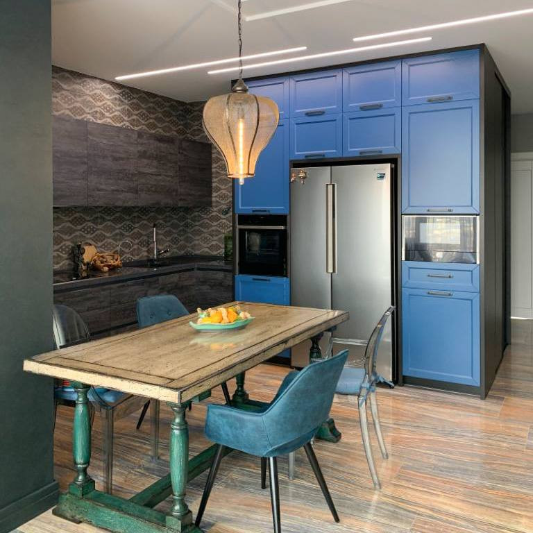 Кухня в стиле эклектика