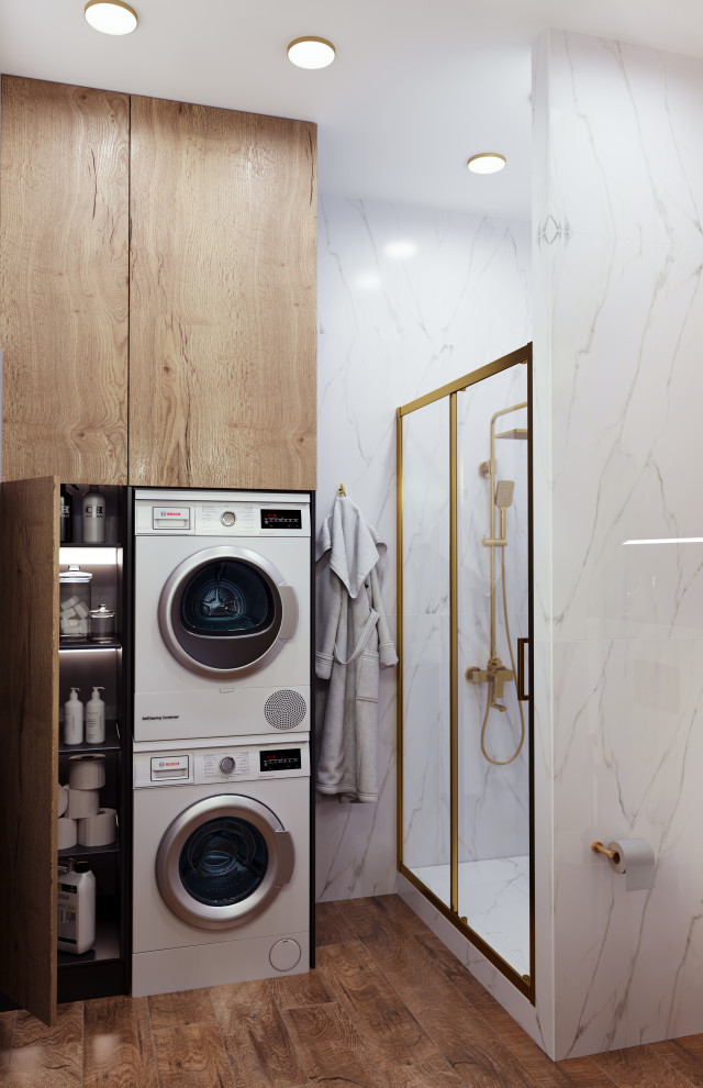 Сан узел с люстрой