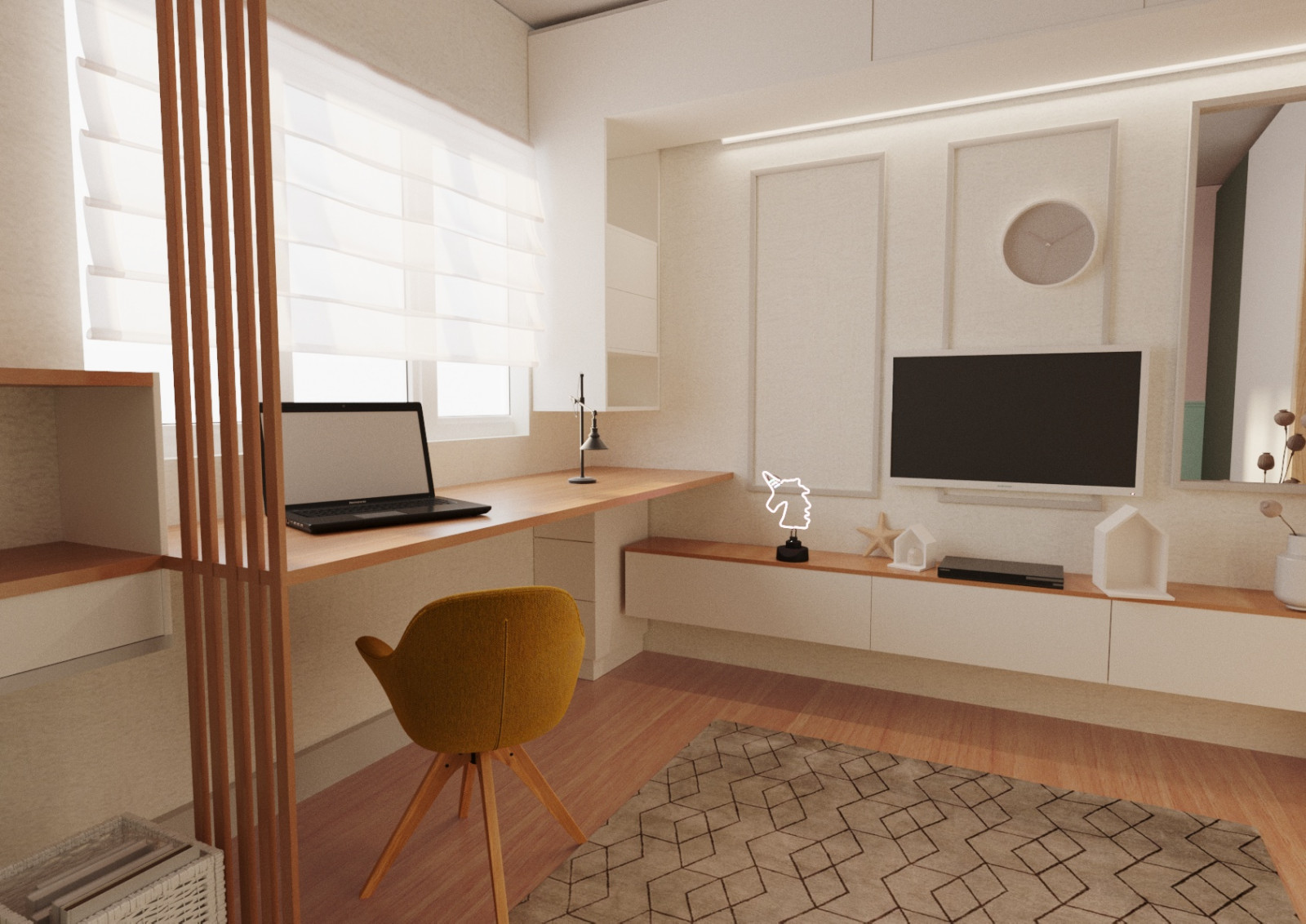 Обложка проекта: Детская для маленькой школьницы