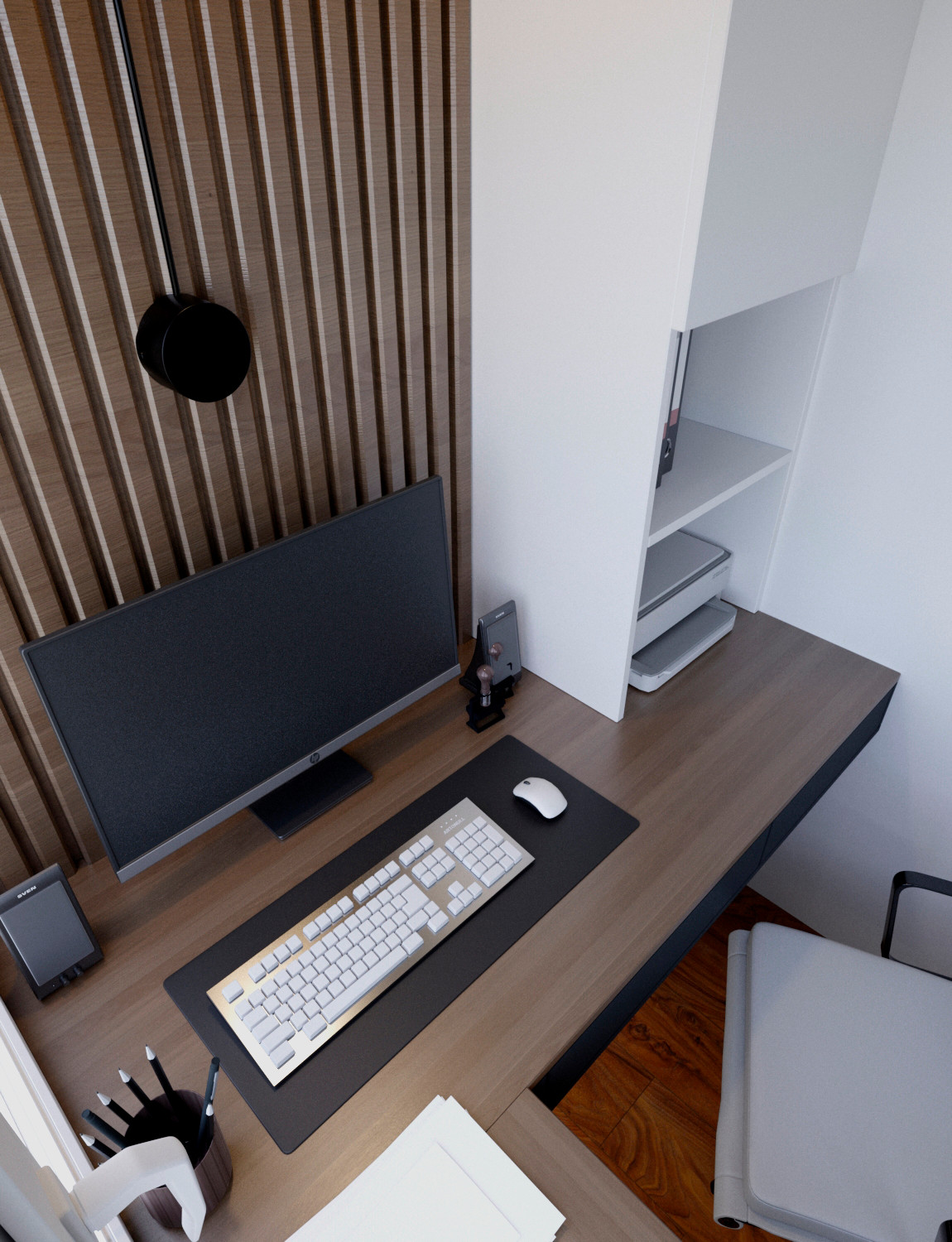 Дизайн балкона в двух вариантах