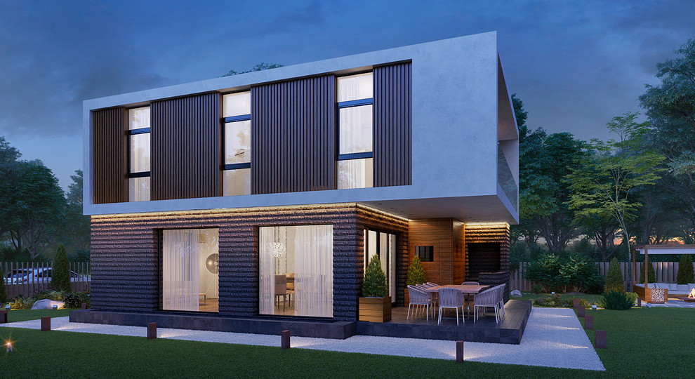 Современный загородный дом