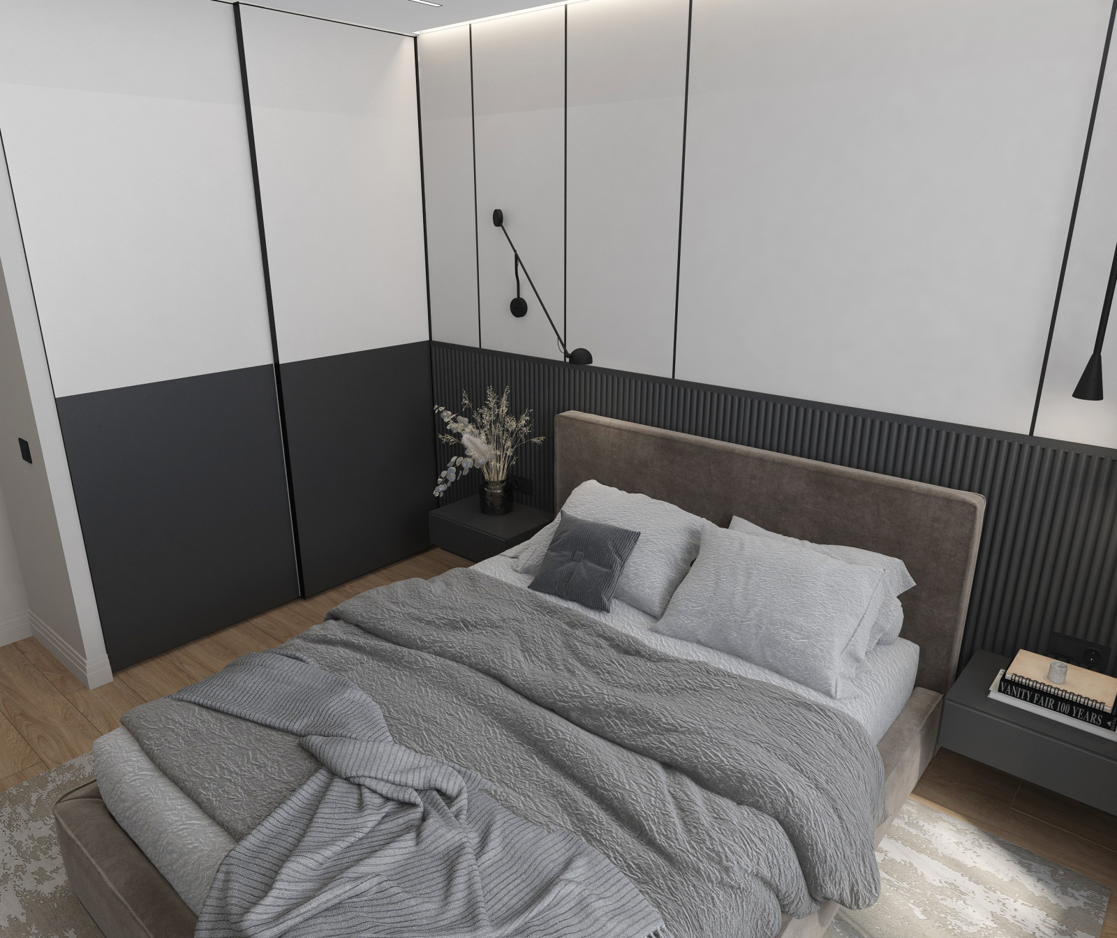 Дизайн-проект  спальни в г . Москве