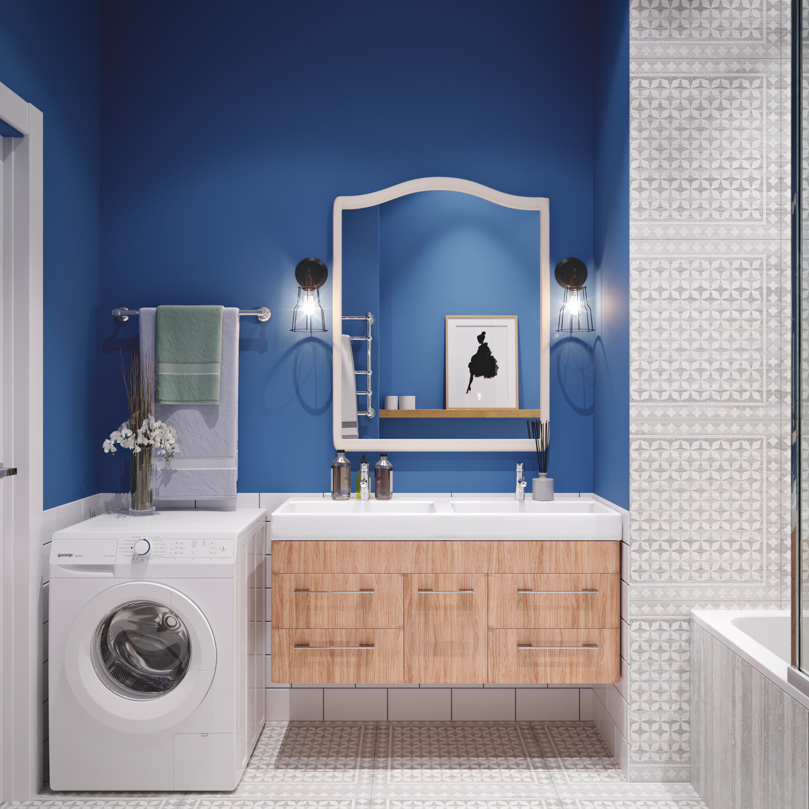 Проект отделки квартиры 44м2 в ЖК "Ривер Парк"