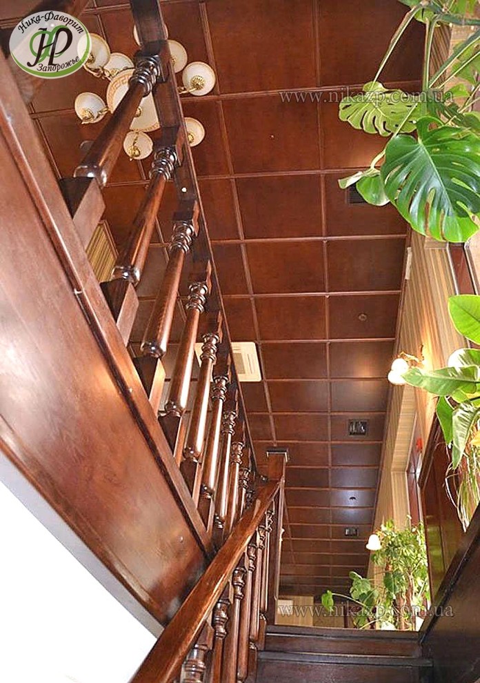 RESTAURANT INTERIOR, STAIRCASE, WOODEN INTERIOR. Лестница и интерьер ресторана "