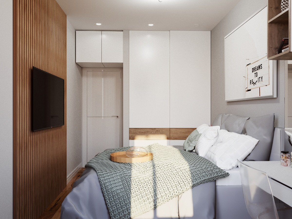 Дизайн проект квартиры  42 кв.м