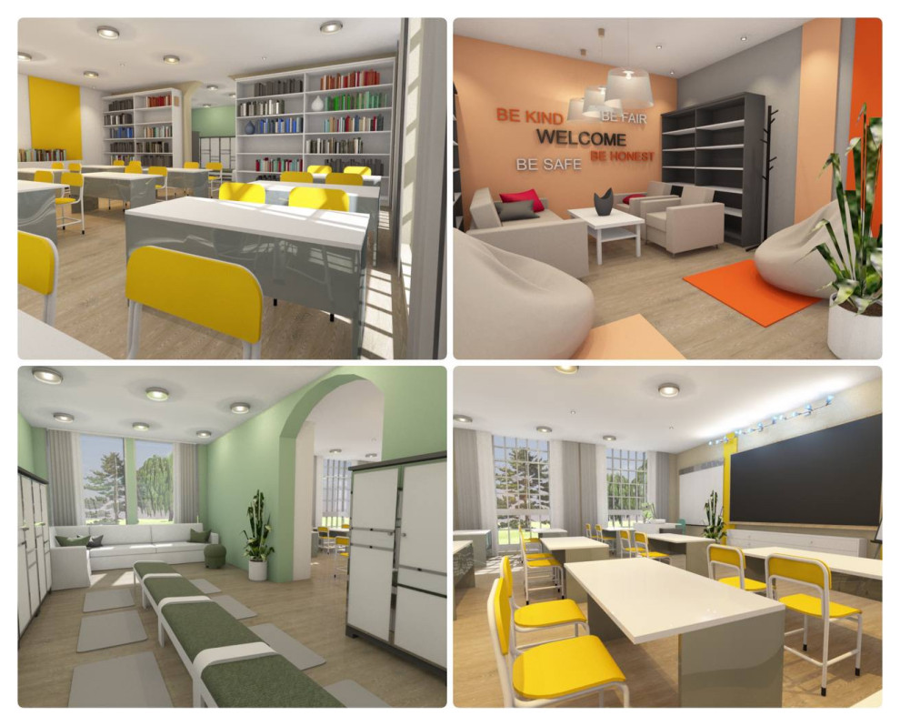 Обложка проекта: Дизайн- проект современной начальной школы