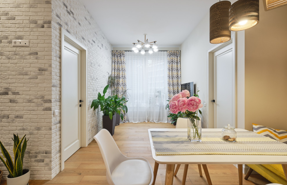 Кантри Г-2 Ral 9010 в квартире современного стиля