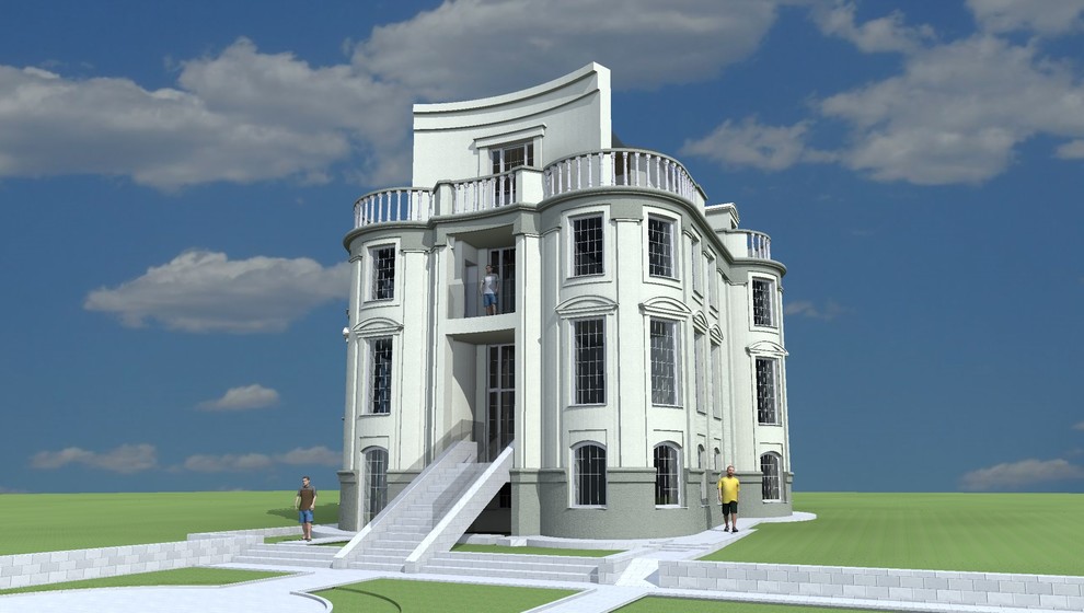 Обложка проекта: Дизайн-проект родового гнезда в стиле Барокко