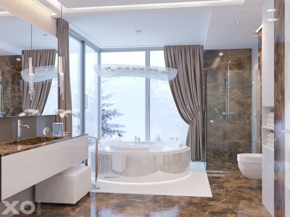 Luxury interior in 216 m2