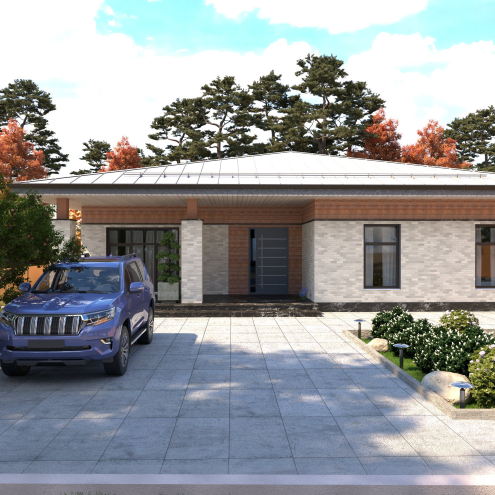 Обложка проекта: Одноэтажный жилой дом