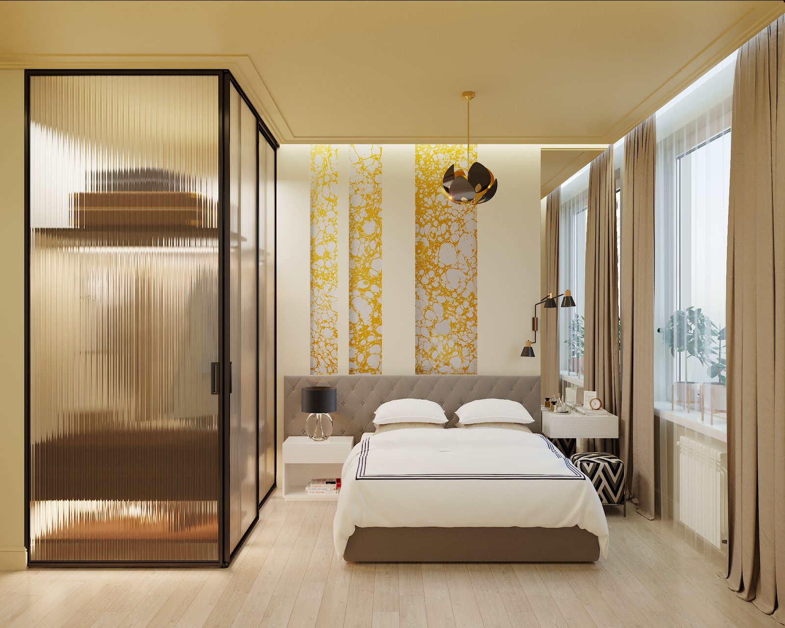 Визуализация интерьера квартиры в ЖК Символ г.Москва