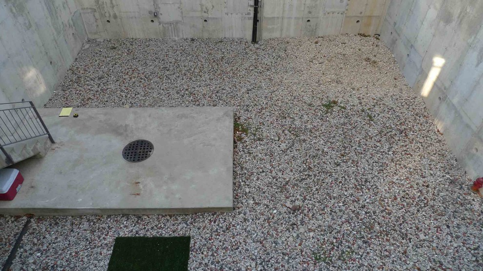 Houzz США: Зеленый дворик у многоэтажки в Бруклине