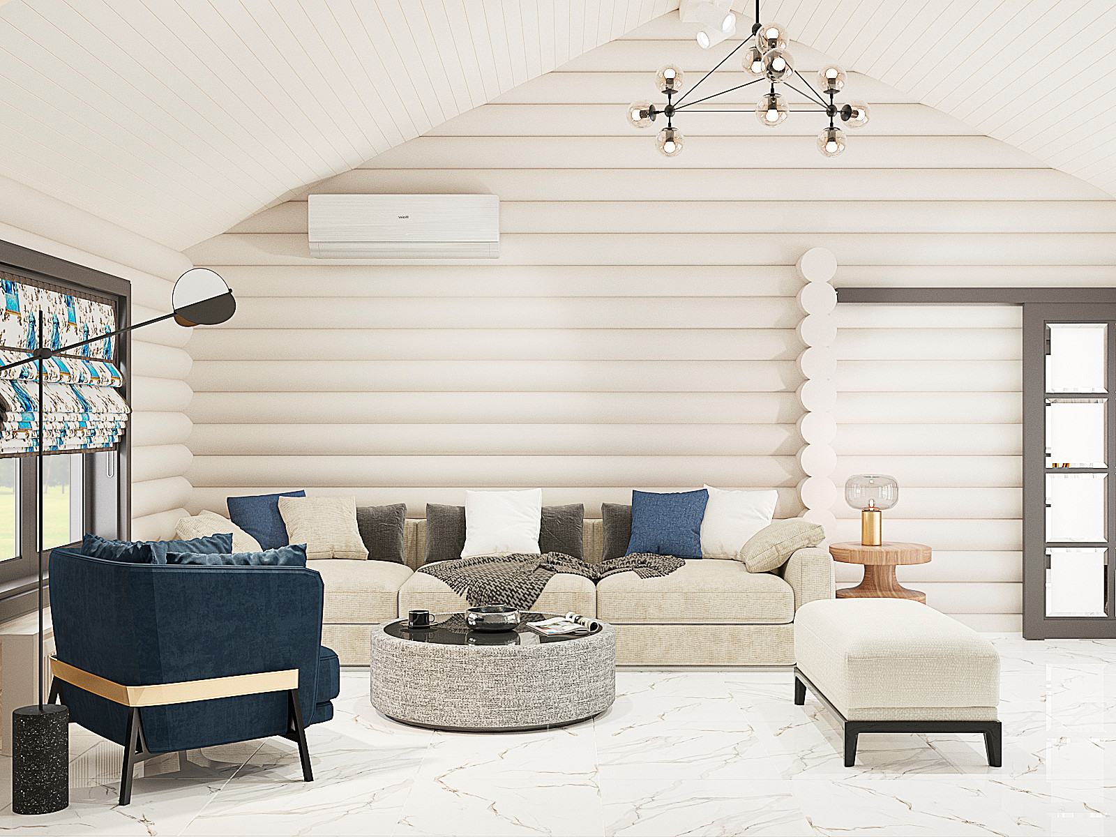 Зона отдыха при загородном доме