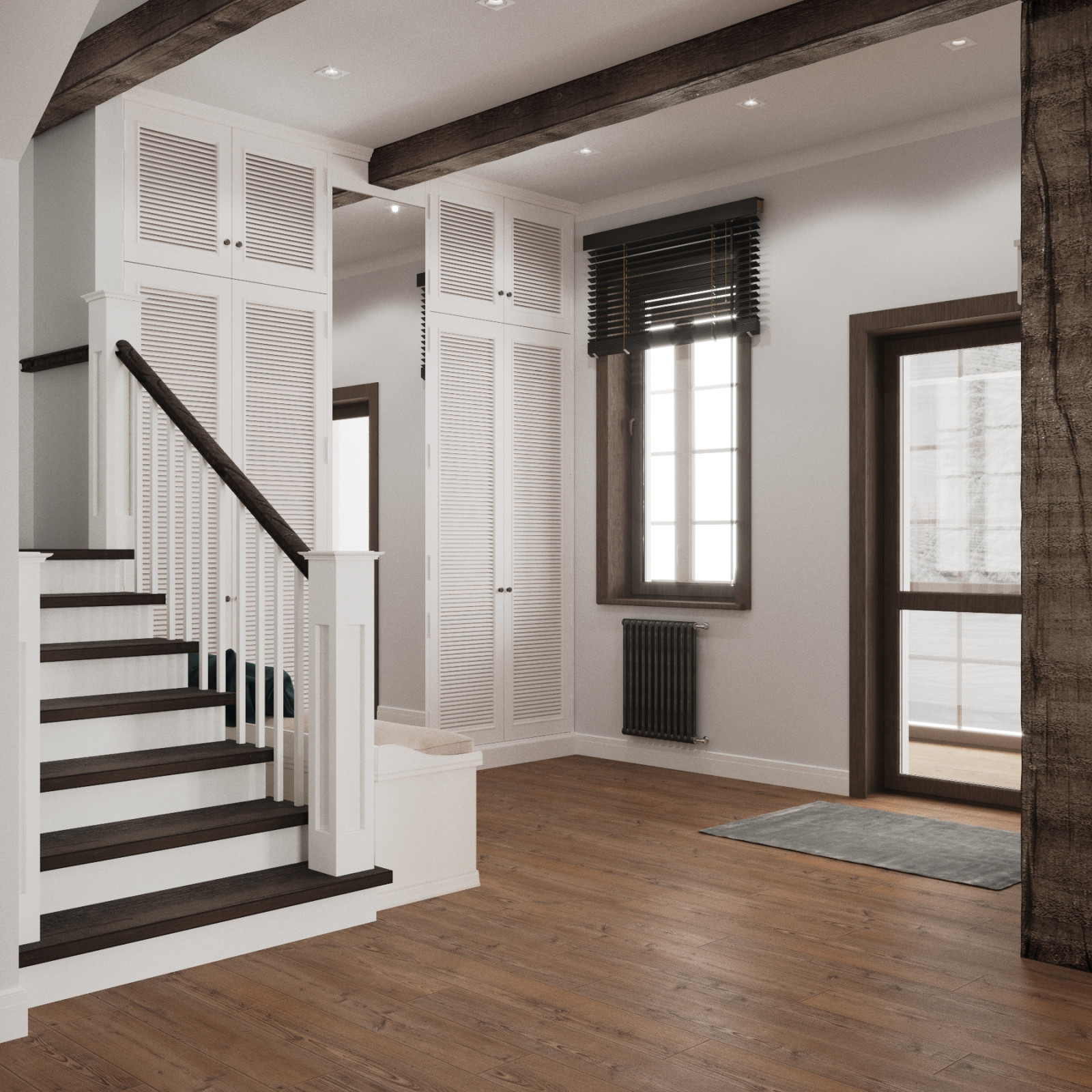 Дизайн интерьера гостиной на Луговой 41кв м