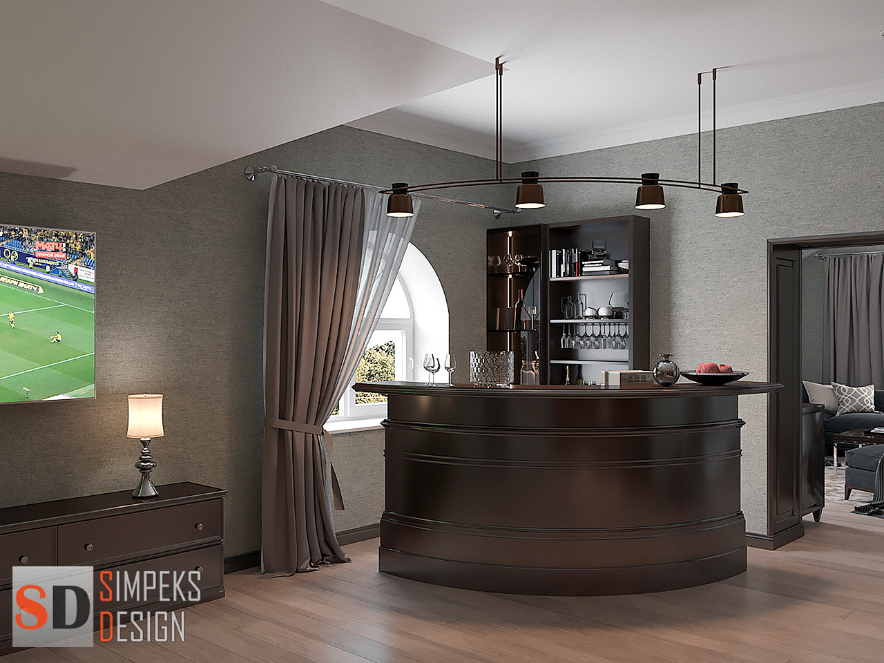 Мини-бар в зоне отдыха