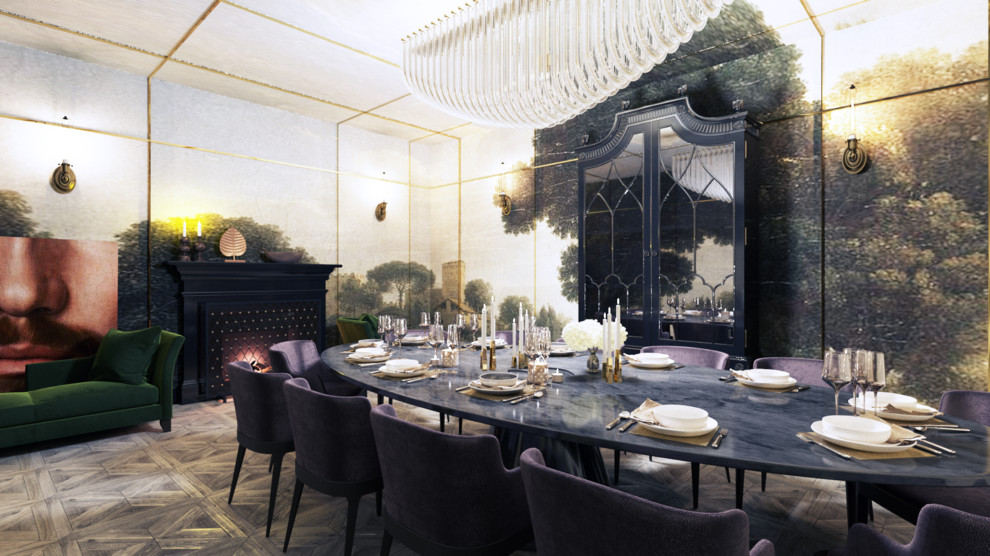 Дизайн-проект интерьера ресторана "Винный клуб с энотекой"