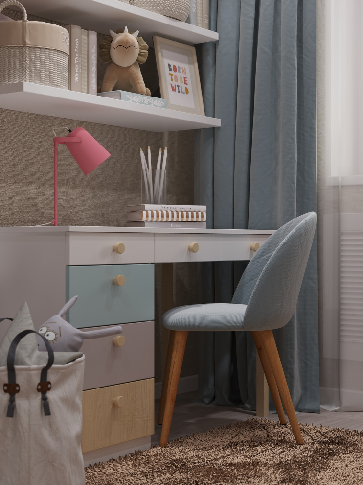 Обложка проекта: Детская для двоих девочек