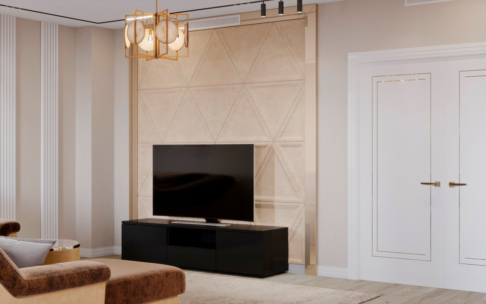 ДИЗАЙН ИНТЕРЬЕРА КВАРТИРЫ В ЖК КАМЕЛОТ, 120 КВ.М