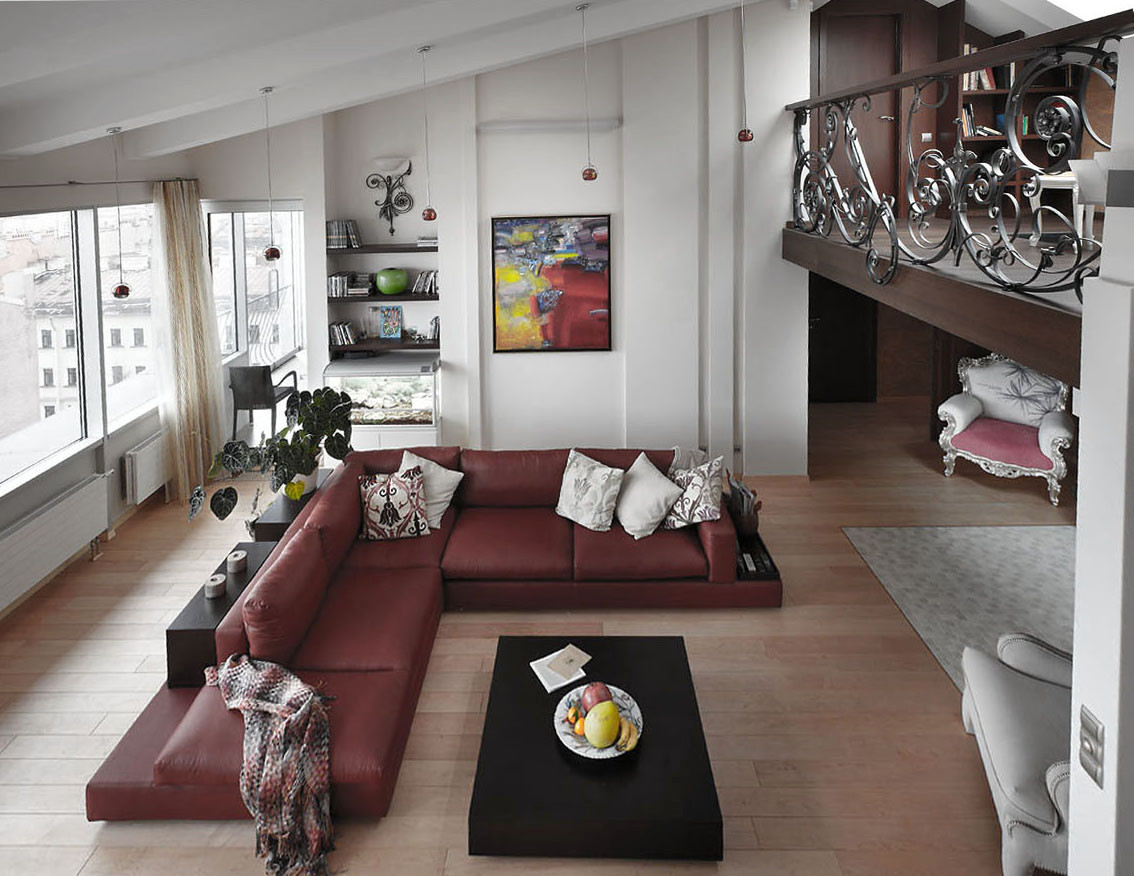 Обложка проекта: модерн с вкраплениями необорокко