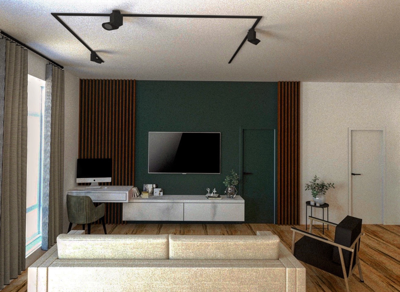 Обложка проекта: Зелёная гостиная