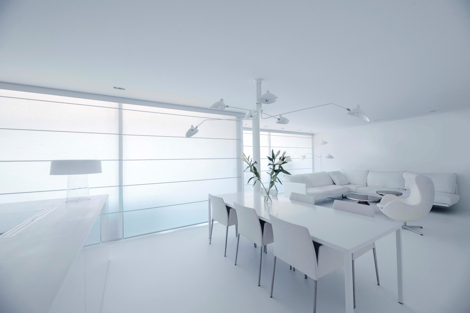 Панорамные окна в столовой