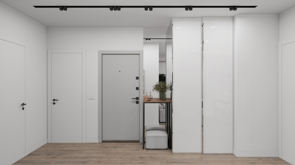 Студия в черно-белых тонах