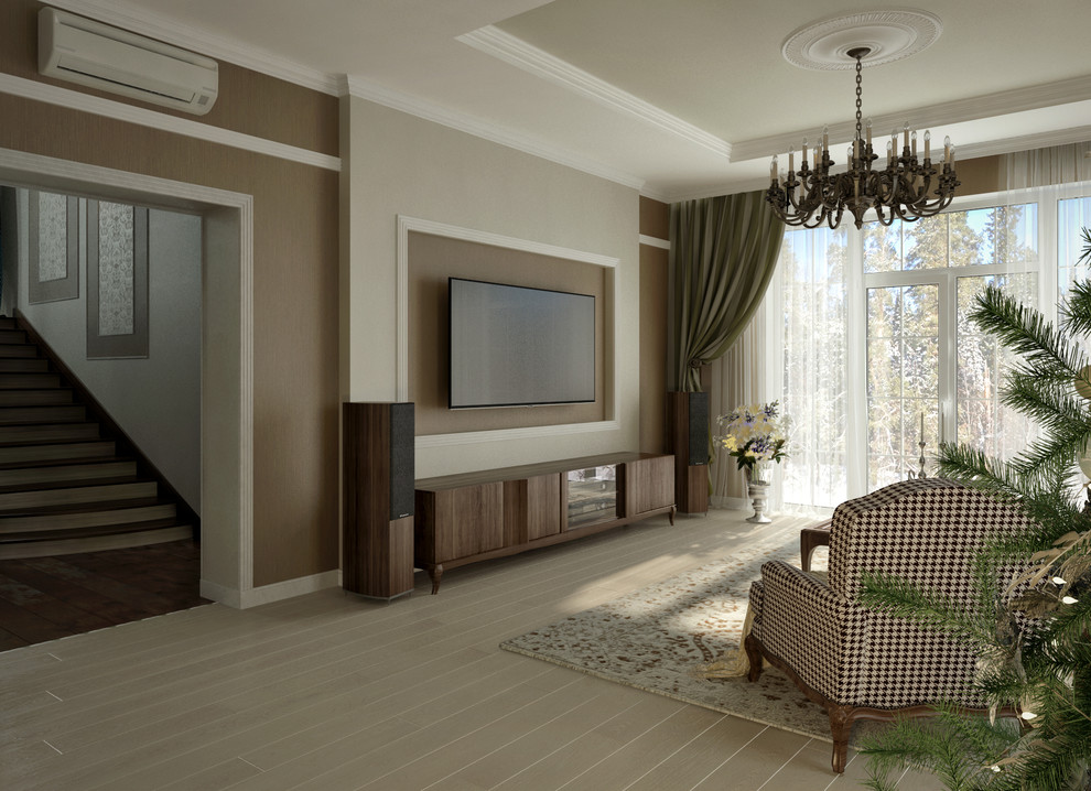 Классическая гостиная в доме