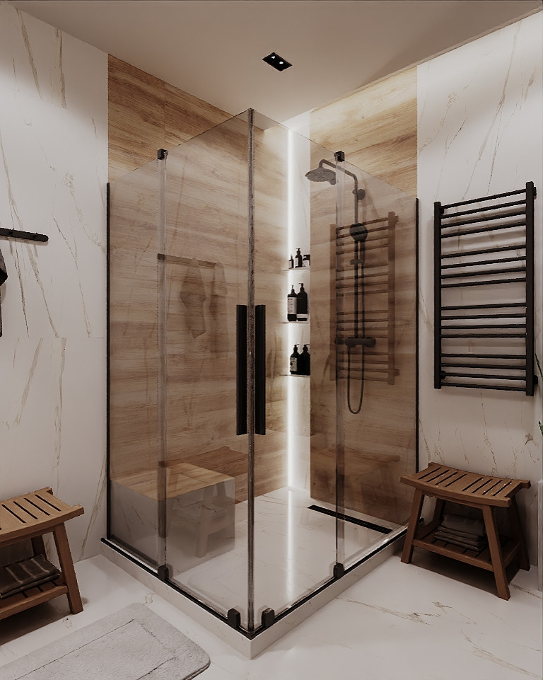 Дизайн санузла в частном доме