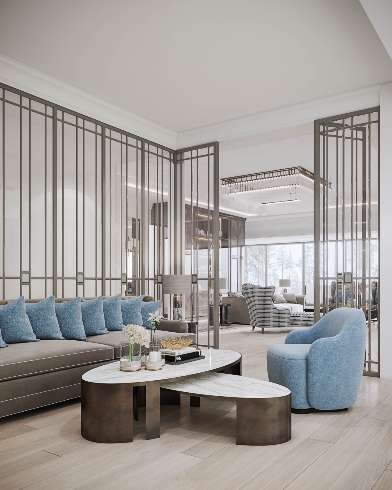 Обложка проекта: просторная студия в жк Парк Рублёво