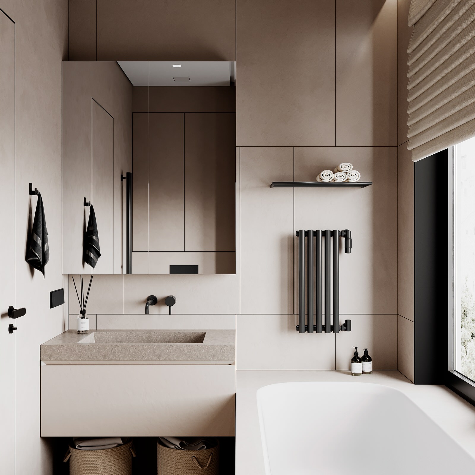 Проект оформления интерьера квартиры 100 кв.м