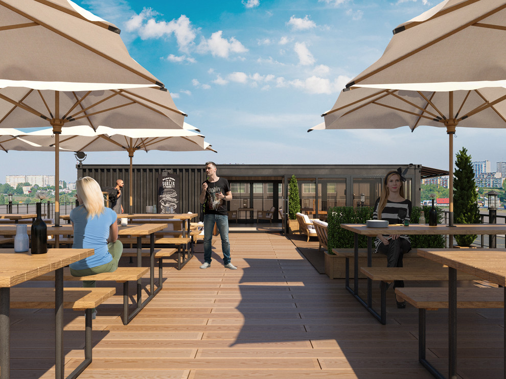 Комплекс из морских контейнеров