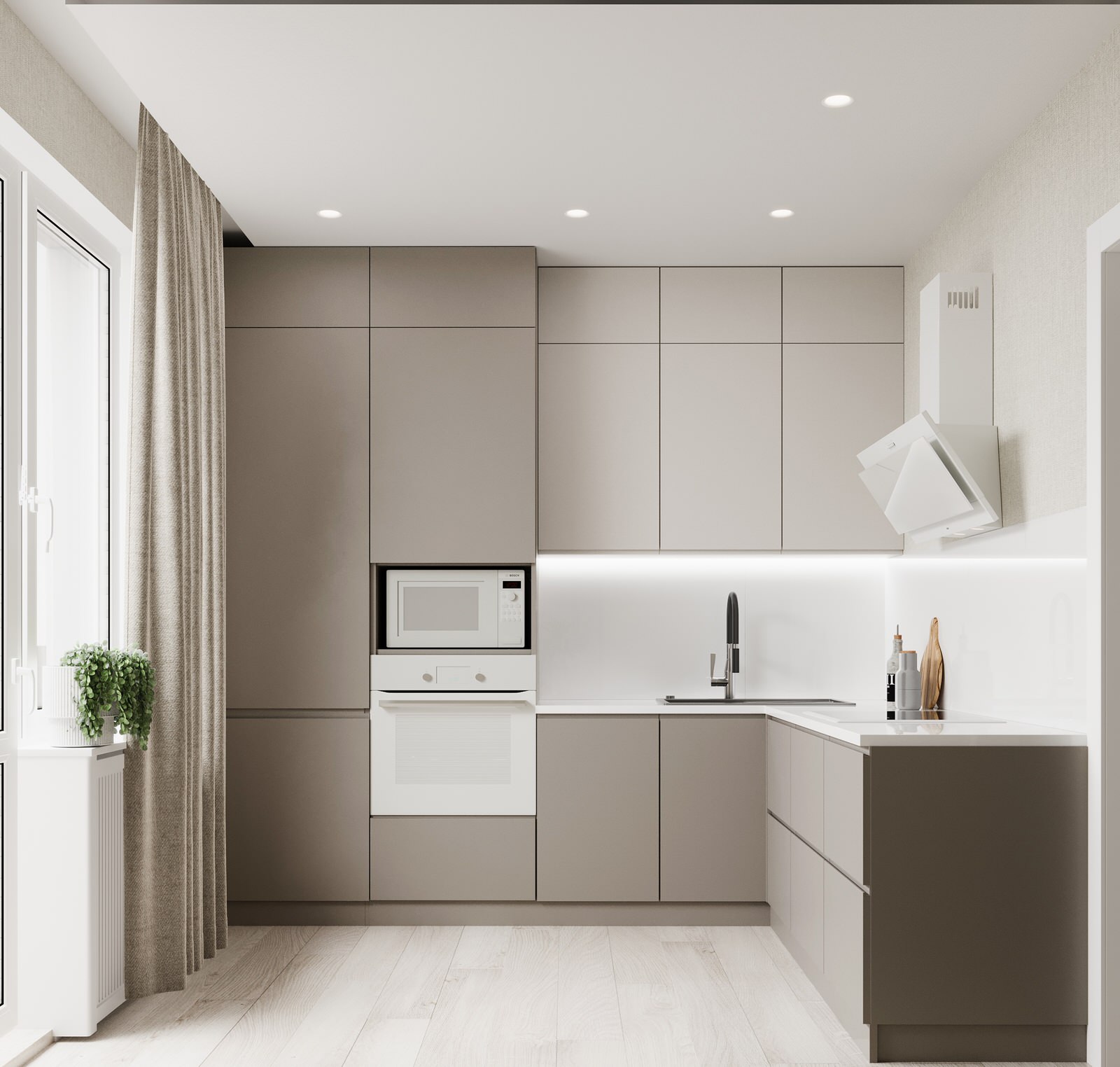 Обложка проекта: Трехкомнтаная квартира 73 кв.м