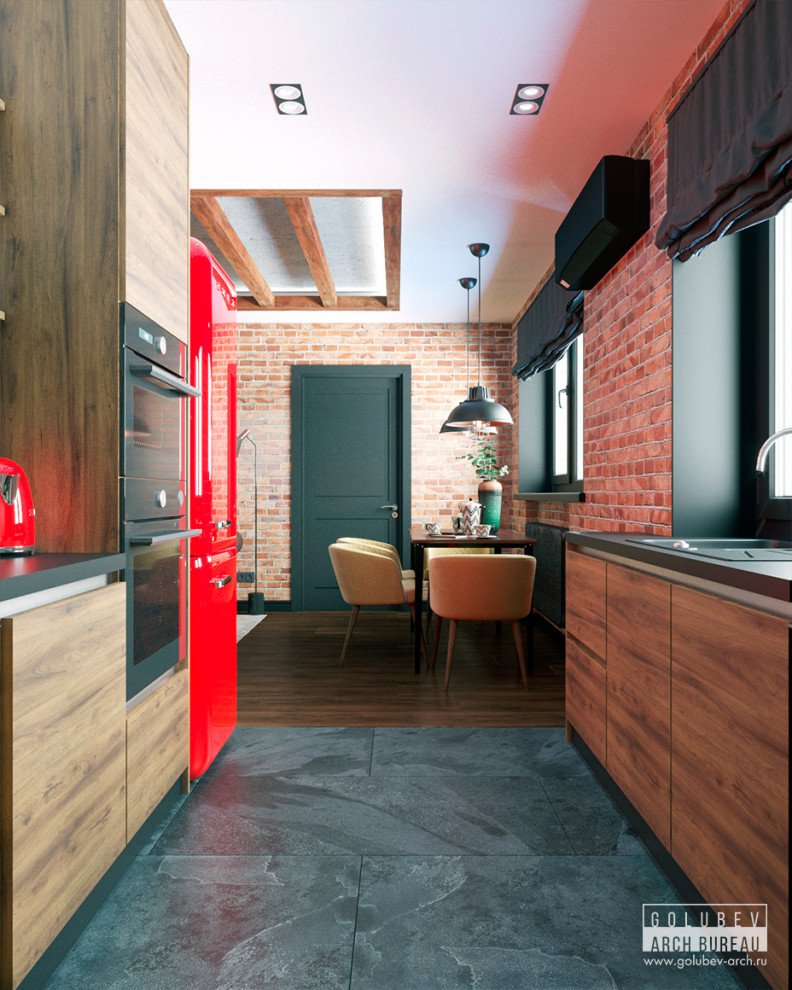 Дизайн апартаментов в стиле лофт, г. Красноярск ,45 м2