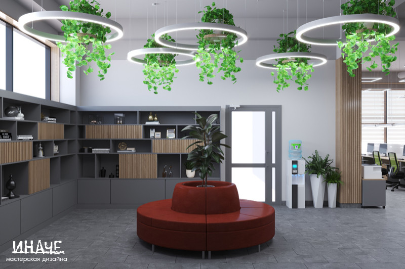 Дизайн-проект офисного пространства "Упаковка для всех"