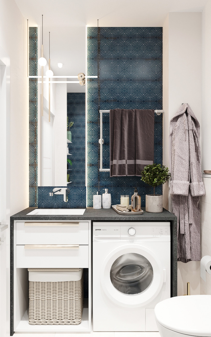 Обложка проекта: Квартира 54 м2 для молодой семьи в ЖК "Краски лета"